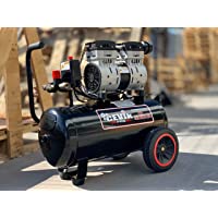 Cevik Pro24silenc Compresor silencioso portátil 24 litros 1.5hp. Ideal para Trabajos de Interior y Exterior como soplar…